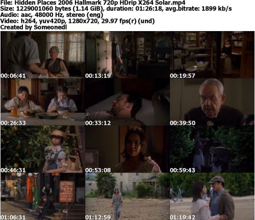 Hidden Places 2006 Hallmark 720p HDrip X264 Solar