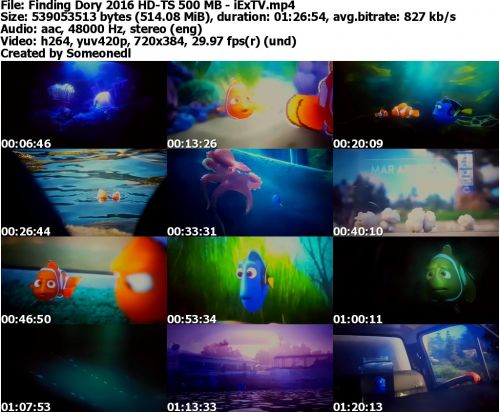 Finding Dory 2016 HD-TS 500 MB - iExTV