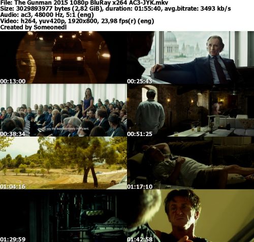 The Gunman 2015 1080p BluRay x264 AC3-JYK