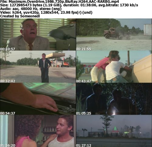 Maximum Overdrive 1986 720p BluRay H264 AAC-RARBG