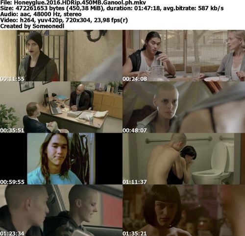 Honeyglue 2016 HDRip 450MB Ganool