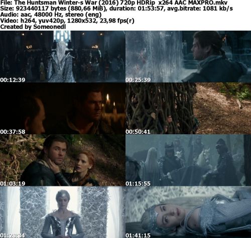 The Huntsman Winter's War (2016) 720p HDRip  x264 AAC MAXPRO