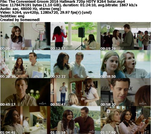 The Convenient Groom 2016 Hallmark 720p HDTV X264 Solar