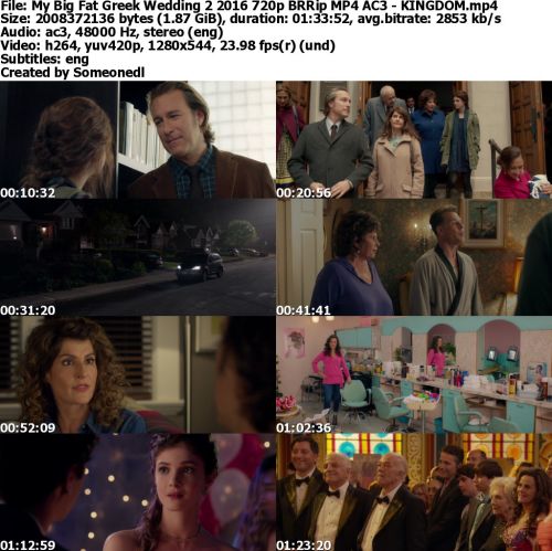 My Big Fat Greek Wedding 2 2016 720p BRRip MP4 AC3 - KINGDOM