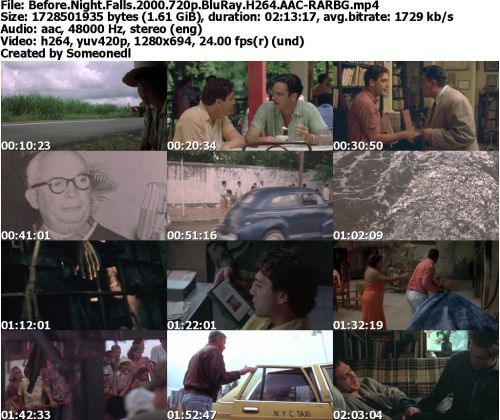 Before Night Falls 2000 720p BluRay H264 AAC-RARBG