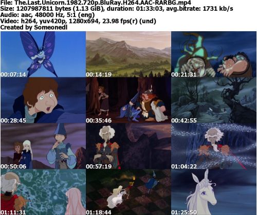 The Last Unicorn 1982 720p BluRay H264 AAC-RARBG