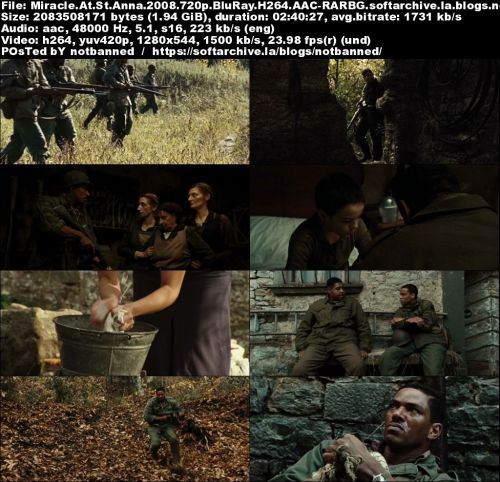 Miracle at St. Anna (2008) 720p BluRay H264 AAC-RARBG