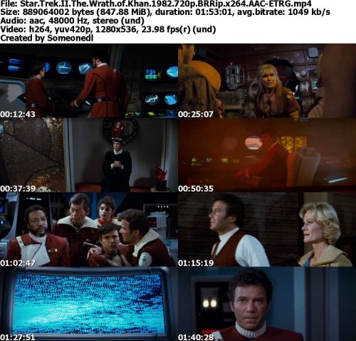 Star Trek II The Wrath of Khan 1982 720p BRRip x264 AAC-ETRG