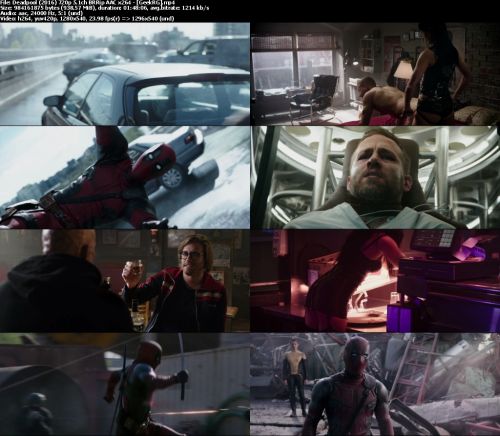 Deadpool (2016) 720p 5.1ch BRRip AAC x264 - GeekRG