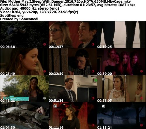 Mother May I Sleep With Danger 2016 720p HDTV 650MB MkvCage