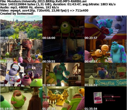 Monsters University 2013 BRRip XviD MP3-RARBG