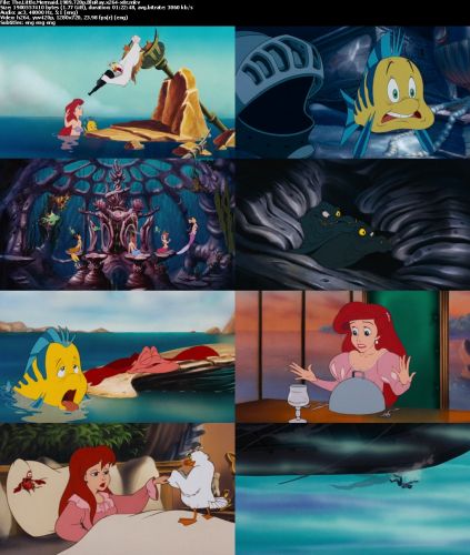 The Little Mermaid 1989 720p BluRay x264 x0r