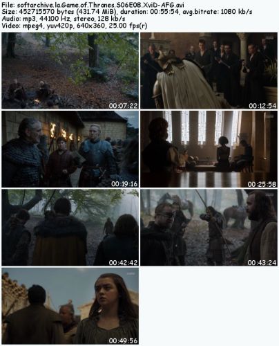Game of Thrones S06E08 HDTV XviD-AFG