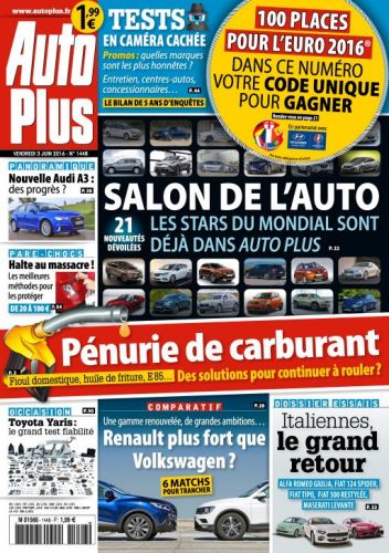 Auto Plus N°1448 - 3 au 9 Juin 2016