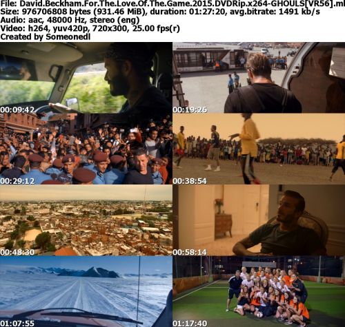 David Beckham For The Love Of The Game 2015 DVDRip x264-GHOULS
