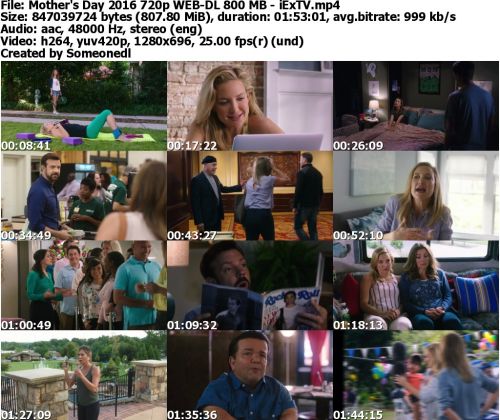 Mother's Day 2016 720p WEB-DL 800 MB - iExTV