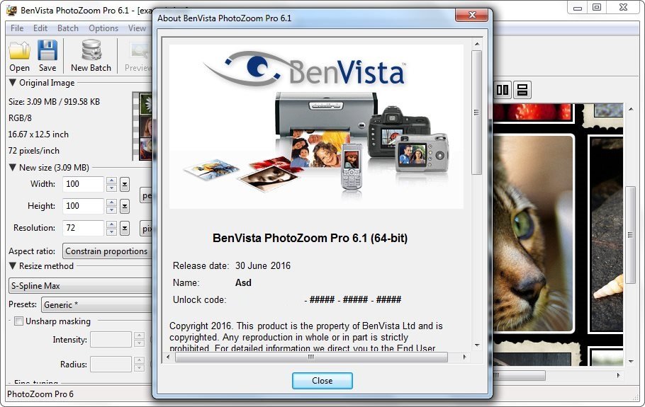 benvista photozoom pro 7 windows
