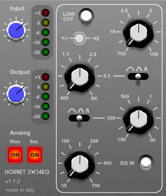 HoRNet SW34EQ VST VST3 AU RTAS AAX v1.2.0 RETAiL (OSX/WiN)