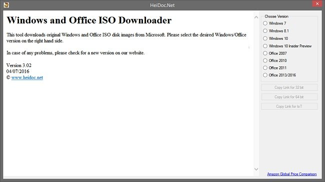Microsoft Windows and Office ISO Downloader 3.04a