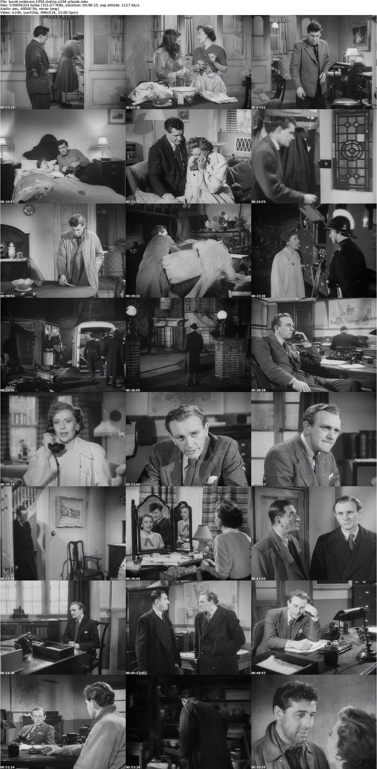 Burnt Evidence 1954 DVDRip x264-GHOULS
