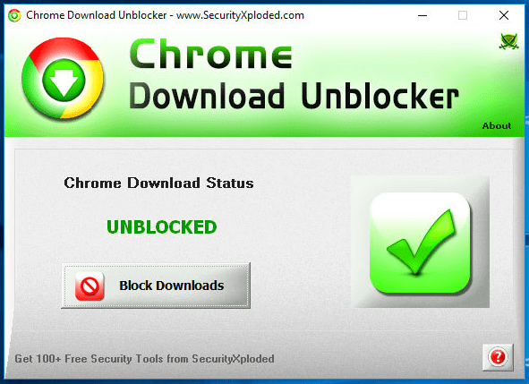 Chrome Download Unblocker v3.0