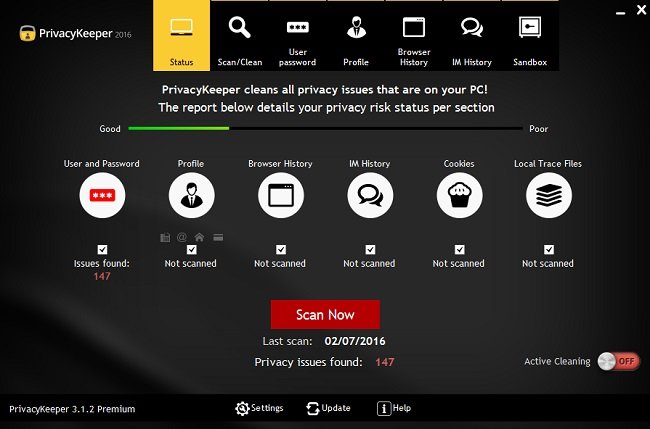 Uniblue Privacy Keeper 2016 3.1.2 Multilanguage + Portable