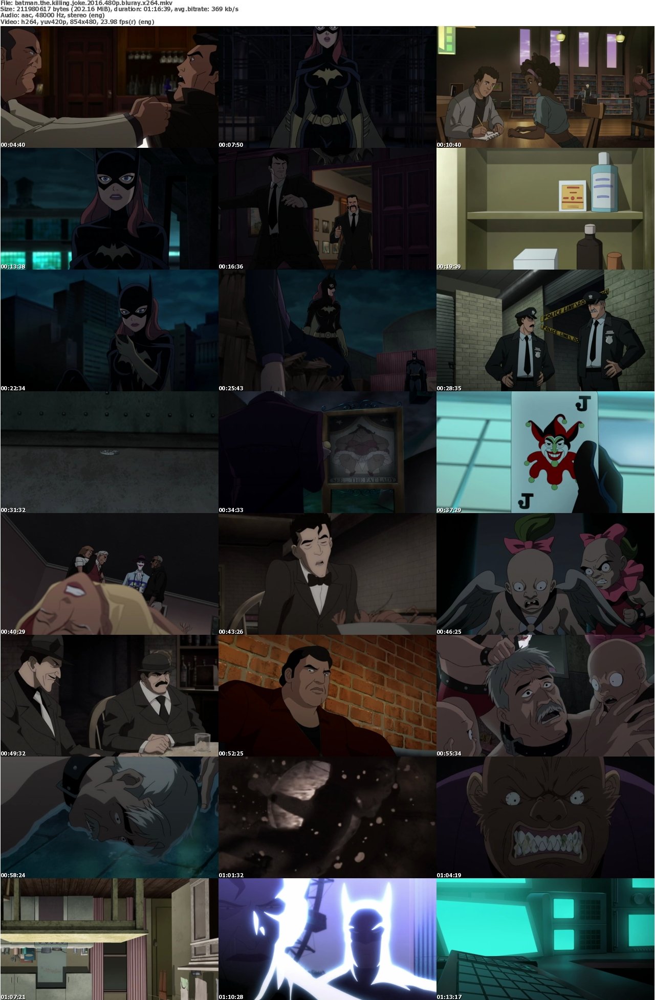 Batman The Killing Joke 2016 480p BluRay x264