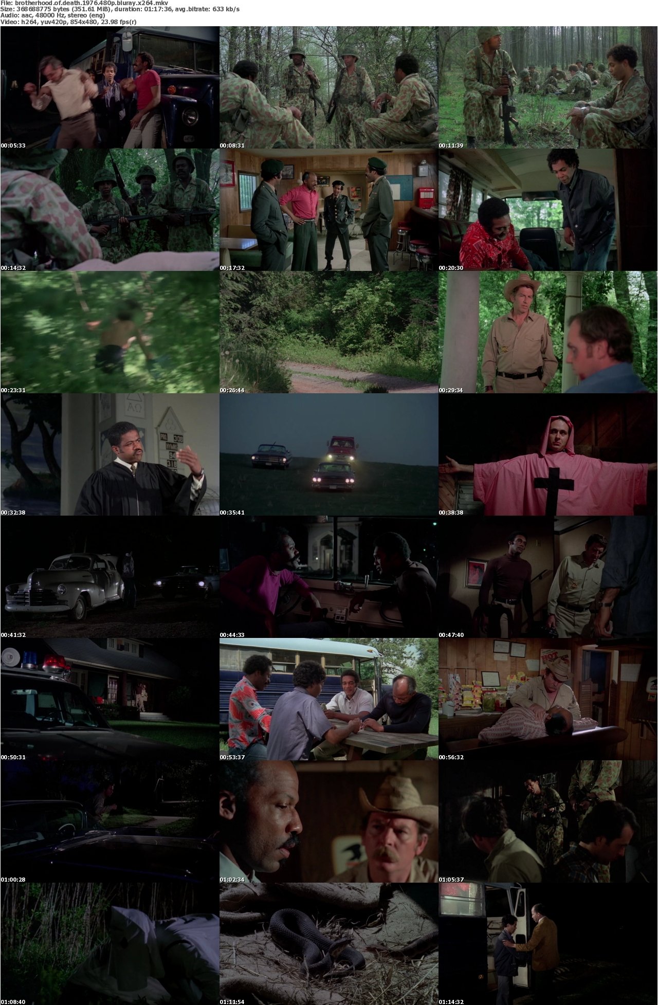Brotherhood of Death 1976 480p BluRay x264