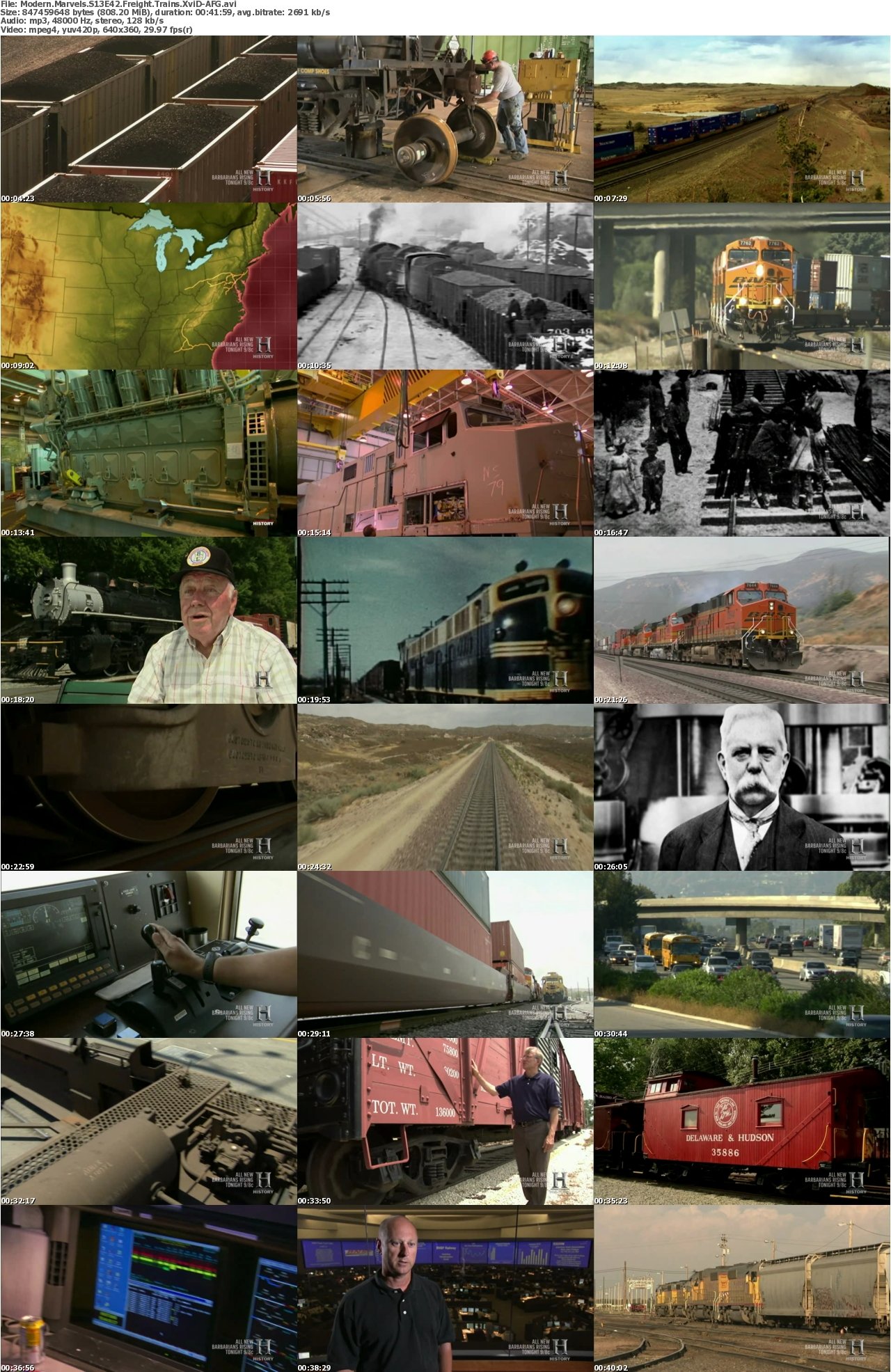 Modern Marvels S13E42 Freight Trains XviD-AFG