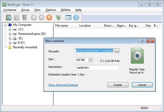 Jetico BestCrypt Container Encryption 9.02.10