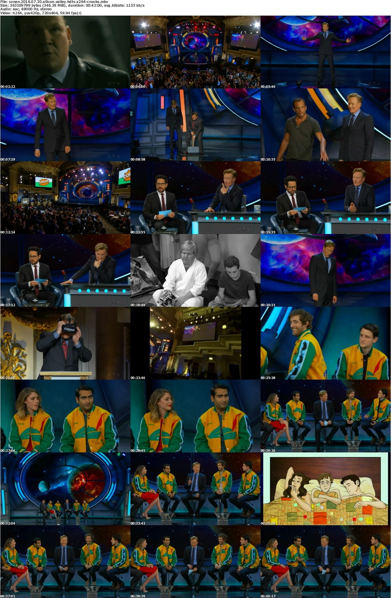 Conan 2016 07 20 Silicon Valley HDTV x264-CROOKS