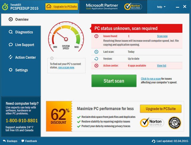 TweakBit PCSpeedUp v1.7.1.3