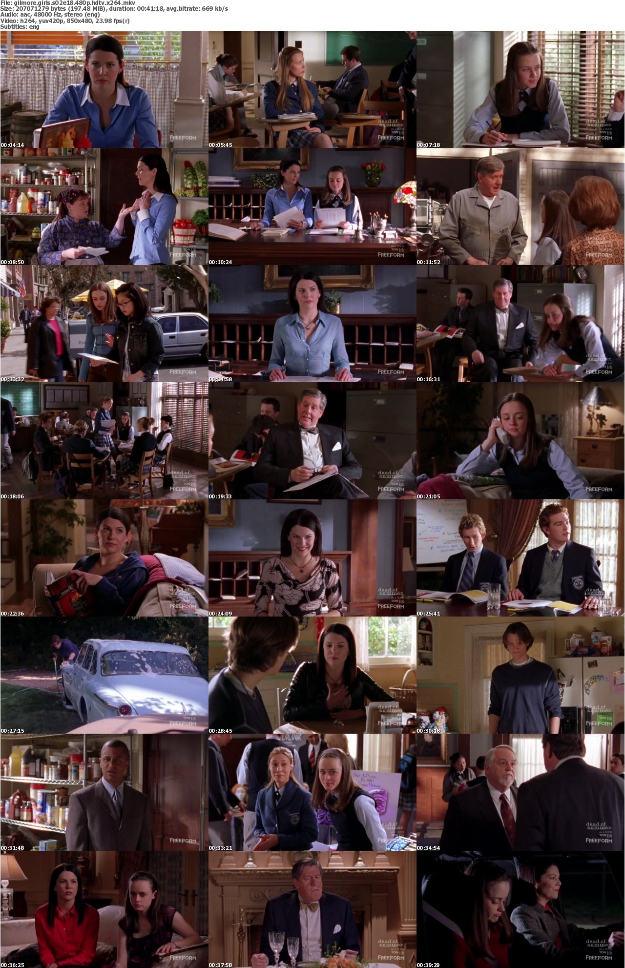 Gilmore Girls S02E18 480p HDTV x264