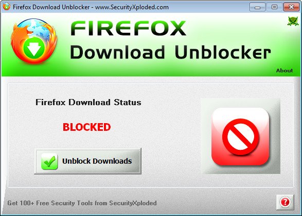 Firefox Download Unblocker v3.0