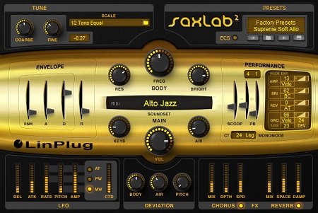 LinPlug SaxLab v2.2.1 VSTi x86x64