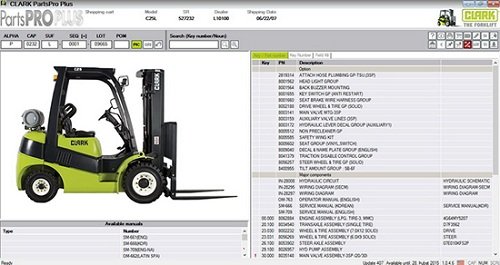 CLARK ForkLift Trucks PartsPro Plus v3.93