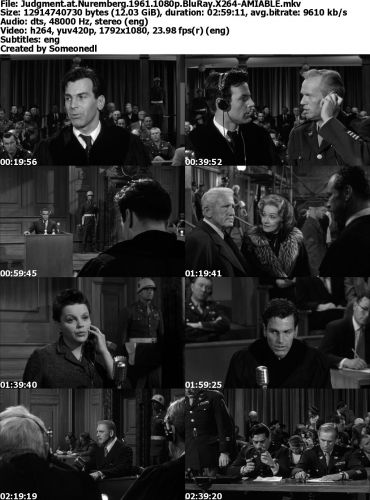 Judgment at Nuremberg 1961 1080p BluRay X264-AMIABLE