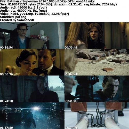 Batman v Superman 2016 1080p BDRip DTS Leon345