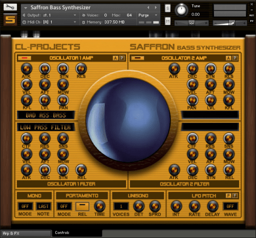 CL-Projects Saffron Bass Synthesizer KONTAKT