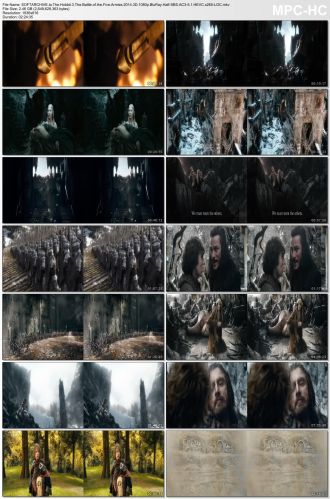 The Hobbit 3 The Battle of the Five Armies 2014 3D 1080p BluRay Half-SBS AC3-5.1 HEVC x265-LGC