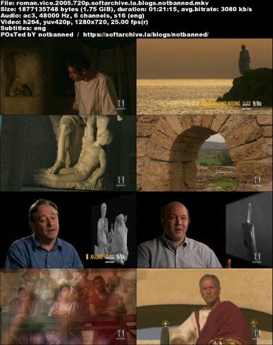 History Channel - Roman Vice (2005) 720p HDTV x264-REGRET