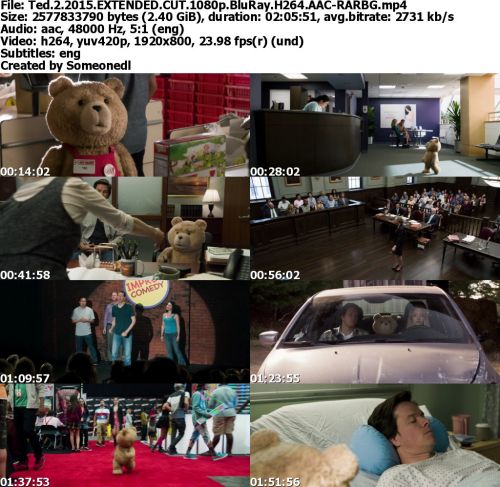 Ted 2 2015 EXTENDED CUT 1080p BluRay H264 AAC-RARBG