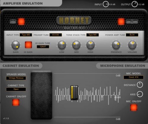 HoRNet Guitar Kit VST VST3 AU RTAS AAX Standalone v1.2.0 RETAiL (OSX/WiN)