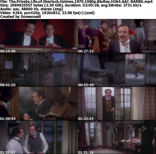 The Private Life of Sherlock Holmes 1970 1080p BluRay H264 AAC-RARBG