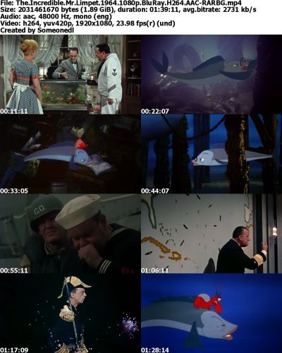 The Incredible Mr Limpet 1964 1080p BluRay H264 AAC-RARBG