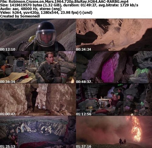 Robinson Crusoe on Mars 1964 720p BluRay H264 AAC-RARBG