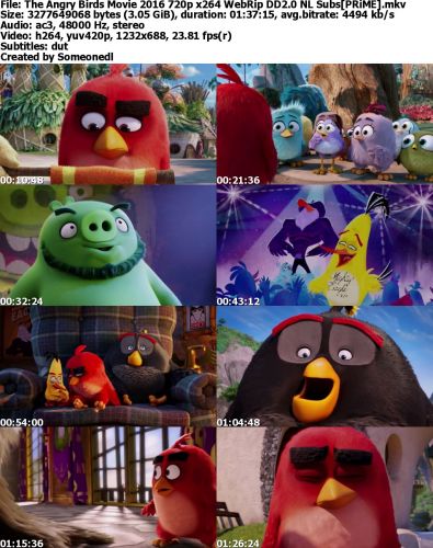The Angry Birds Movie 2016 720p x264 WebRip DD2.0 NL SubsPRiME
