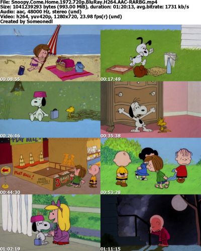 Snoopy Come Home 1972 720p BluRay H264 AAC-RARBG