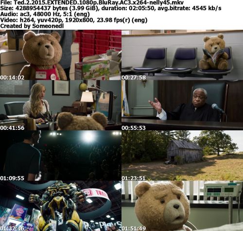 Ted 2 2015 EXTENDED 1080p BluRay AC3 x264-nelly45