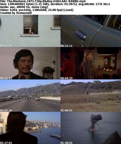 The Mechanic 1972 720p BluRay H264 AAC-RARBG